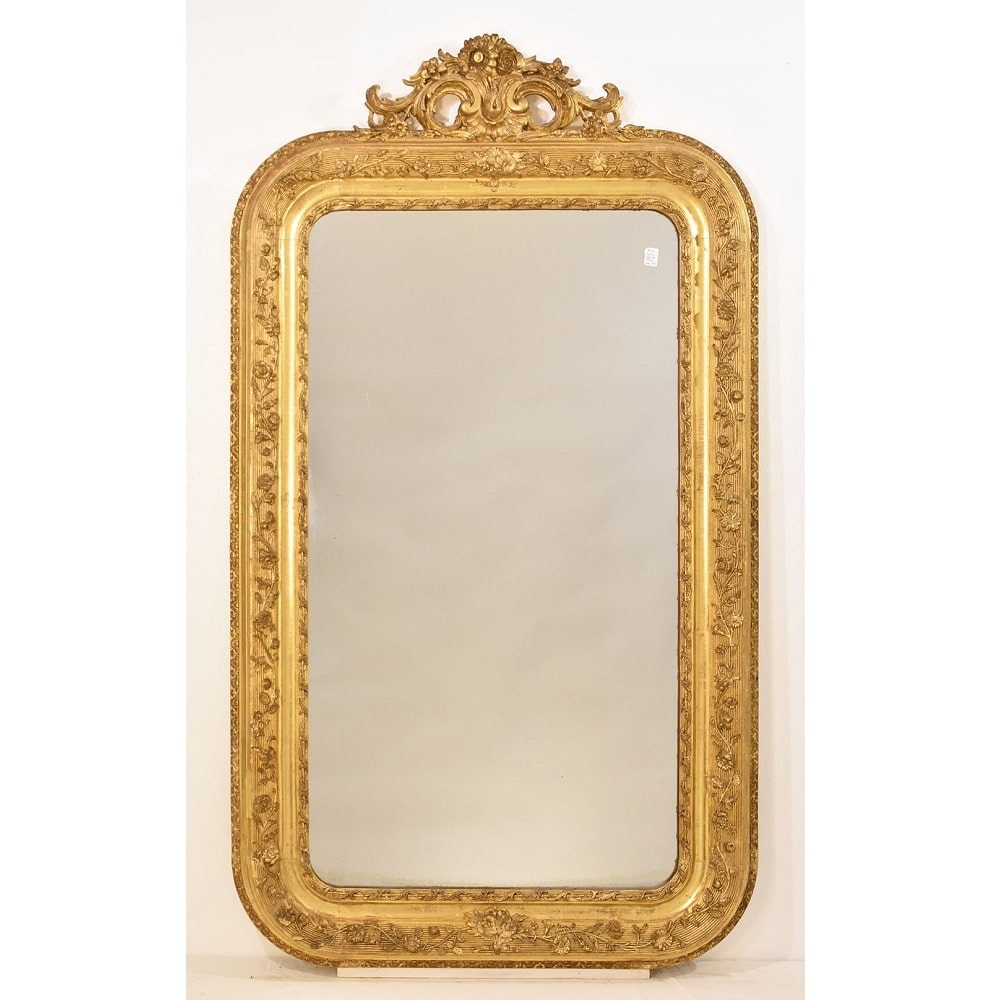 SPC182 1 antique gold leaf mirror antic louis philippe.jpg